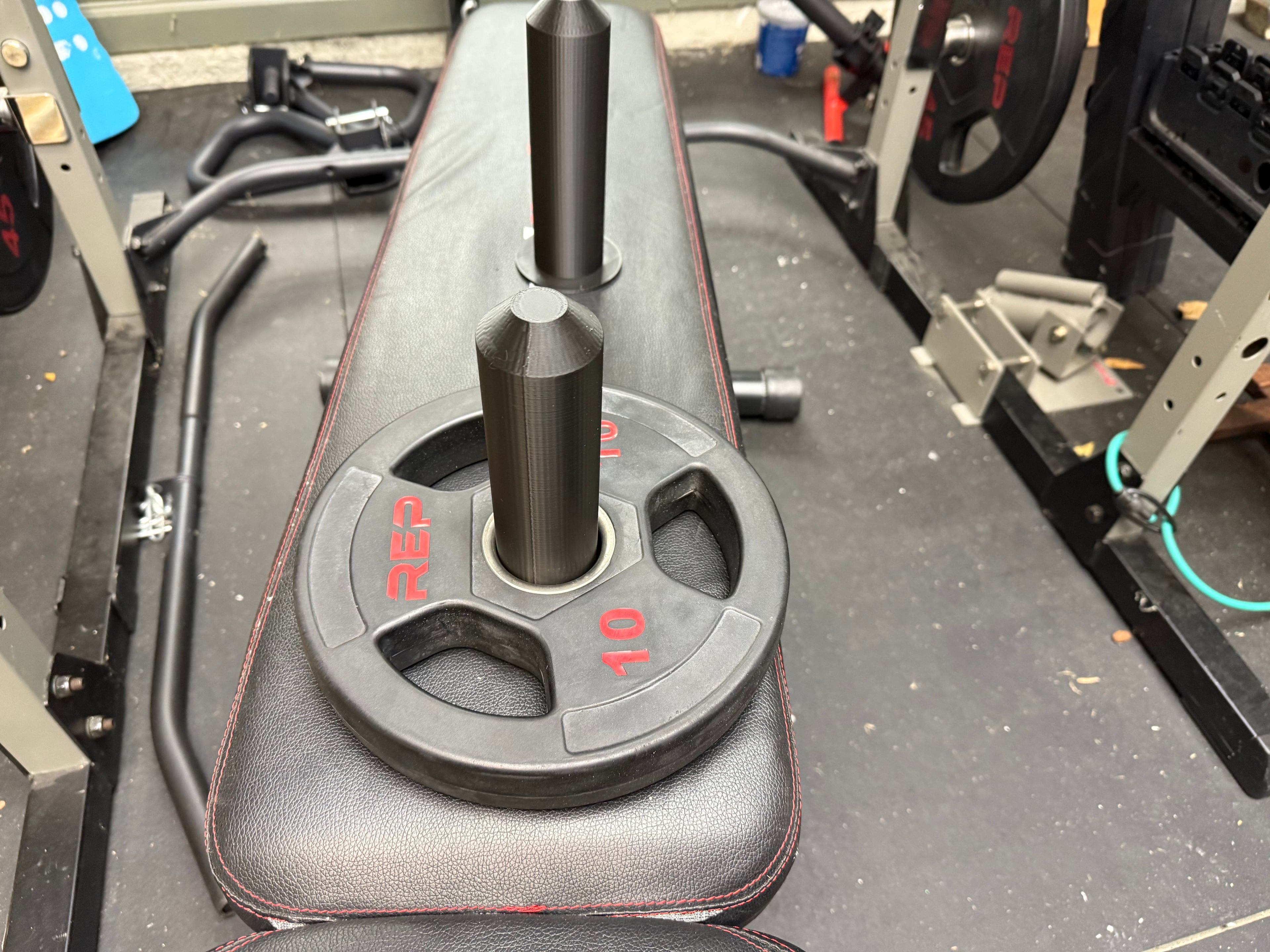 2 Inch Olympic Plate Adapter 3d model