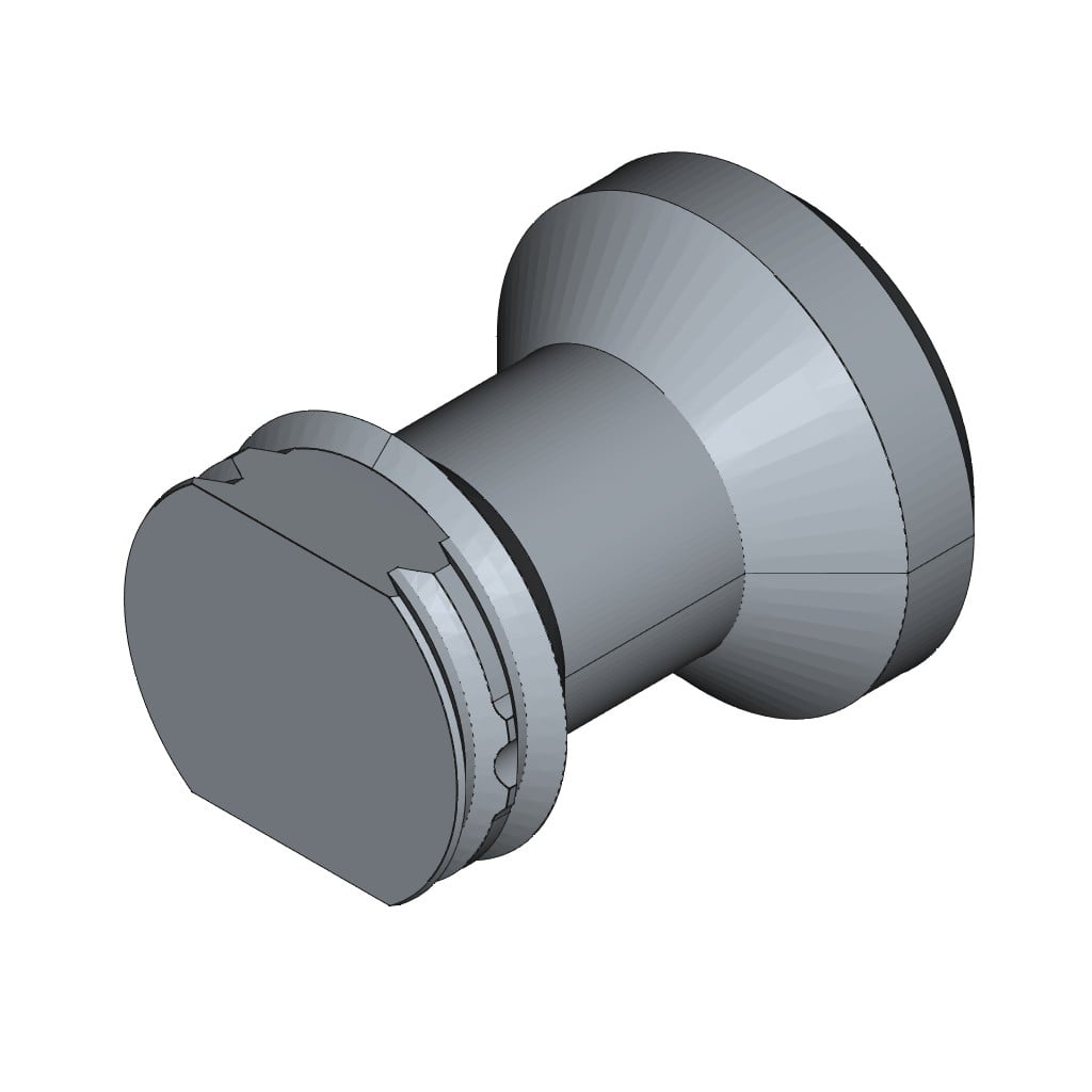 D-LOCK_KNOB.25DX25 3d model