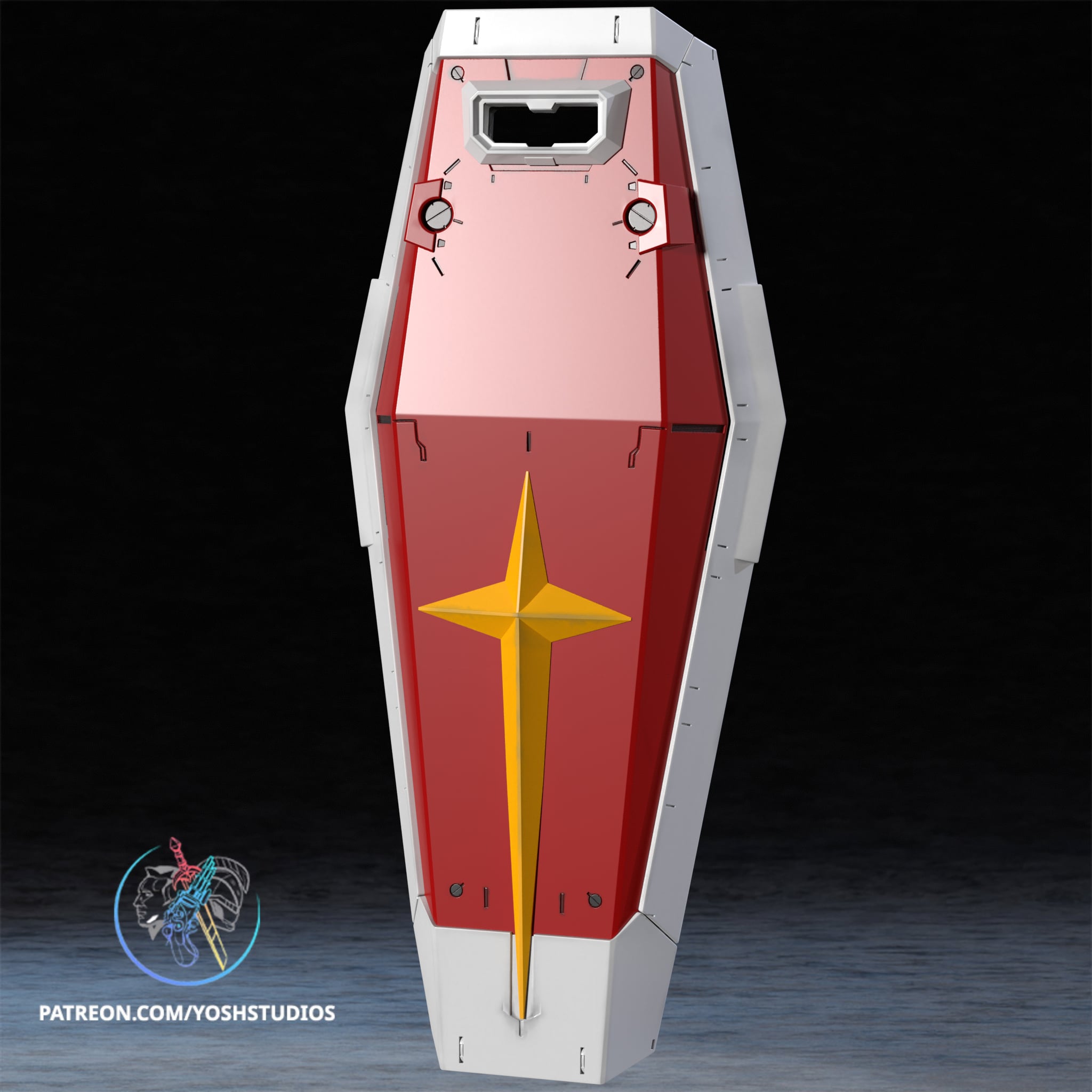 RX-78 Mecha Shield 3D Printer STL File 3d model