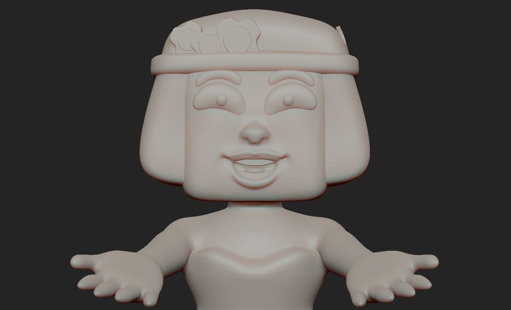 Steven Universe Ruby 3d model