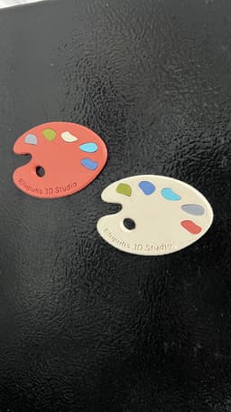 Painter's Palette Magnet 3d model