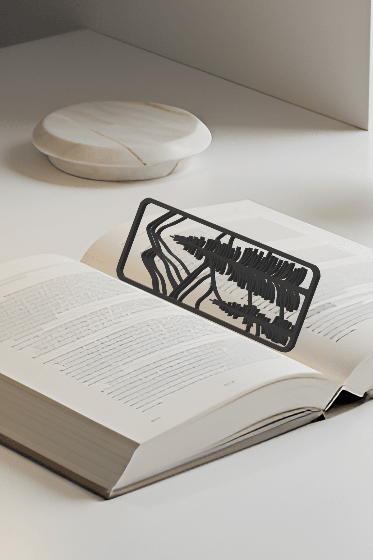Mountain View Bookmark, Creativity Bookmark, Gift Idea 3d model