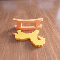 Vintage Rocking Horse Toy 3d model