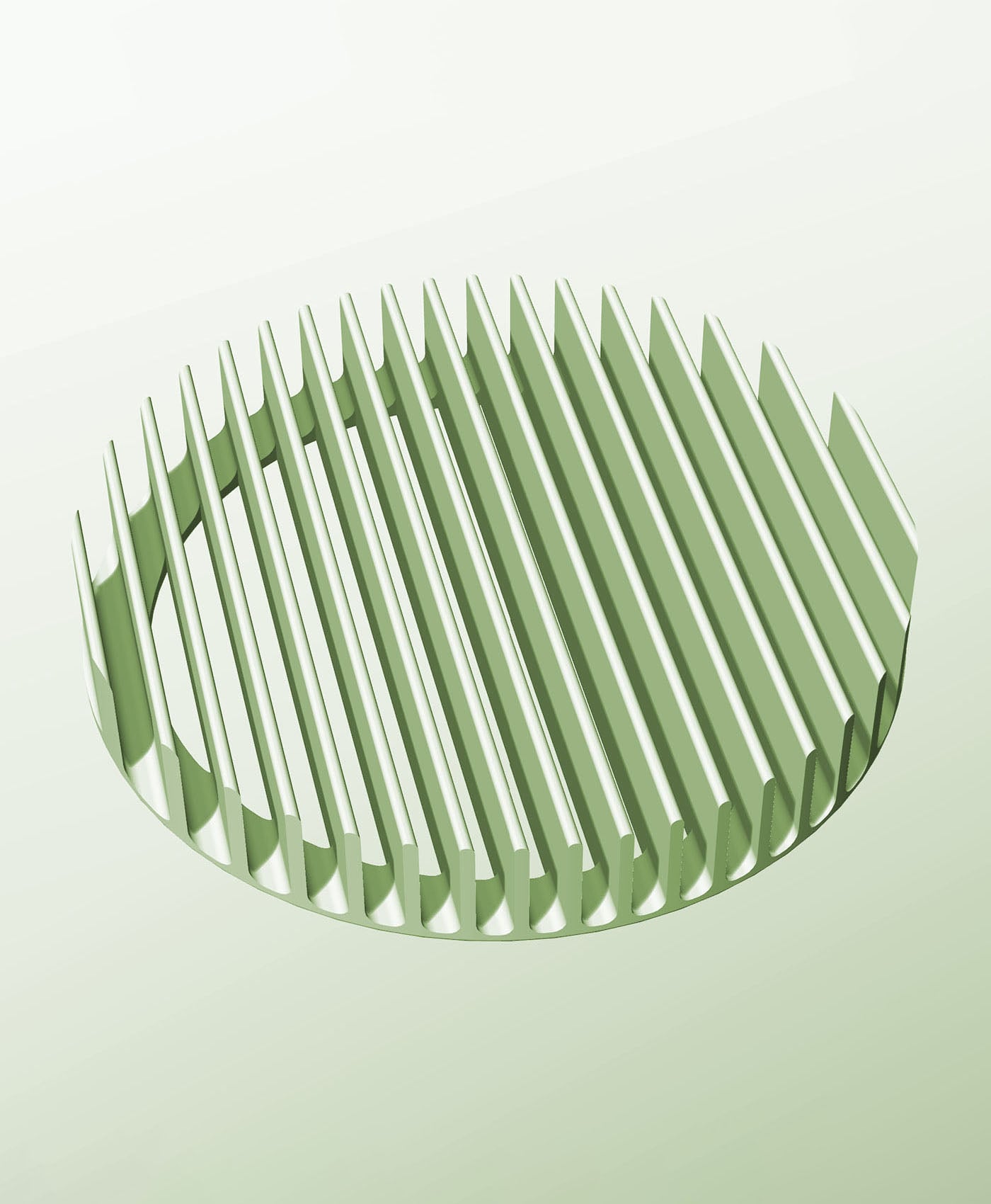 ARR128-20 Slotted Rack With Louvers - Slotted Dry Rack 3d model