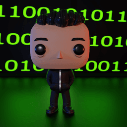 Funko pop MR Robot Elliot Alderson 3d model