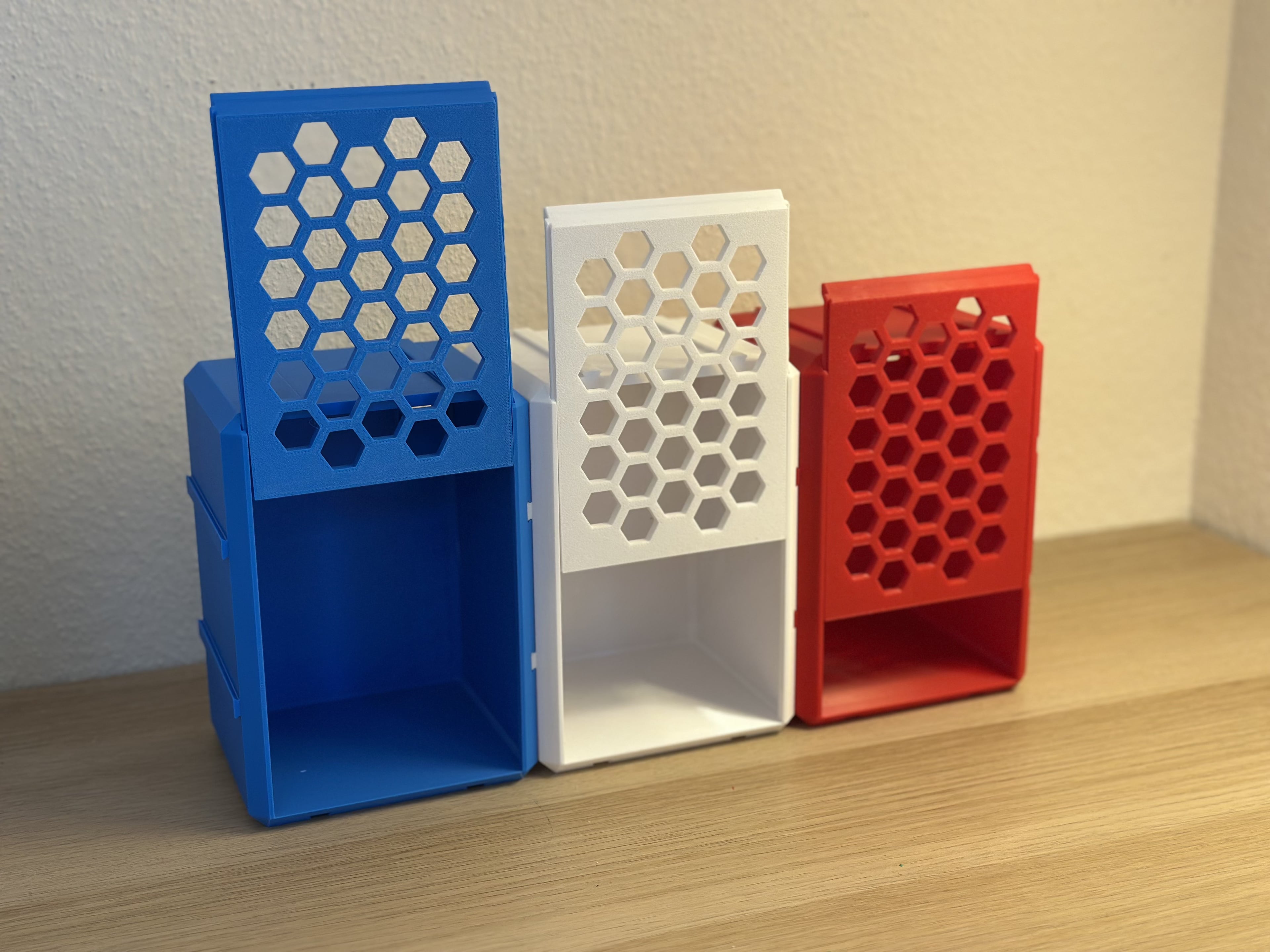 Modular Sliding Storage Box with Rails & Hooks 3d model