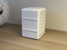 Modular Sliding Storage Box with Rails & Hooks 3d model