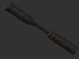 nunchaku/Medieval Mace 3d model