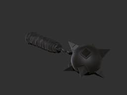 nunchaku/Medieval Mace 3d model
