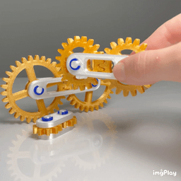MECHANICAL MODULAR GEARS TOY - GEAR MECHANISM 3d model