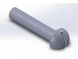 m4_weird_reverse_screW_nut 3d model