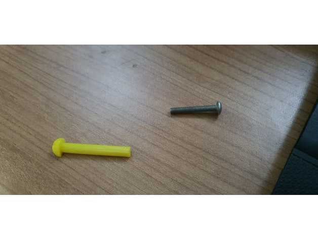 m4_weird_reverse_screW_nut 3d model