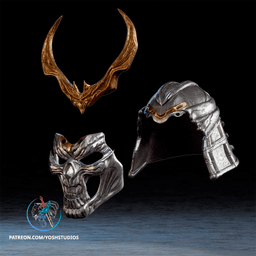Shao Kahn MK2 Helmet 3MF File STL 3d model