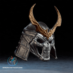 Shao Kahn MK2 Helmet 3MF File STL 3d model