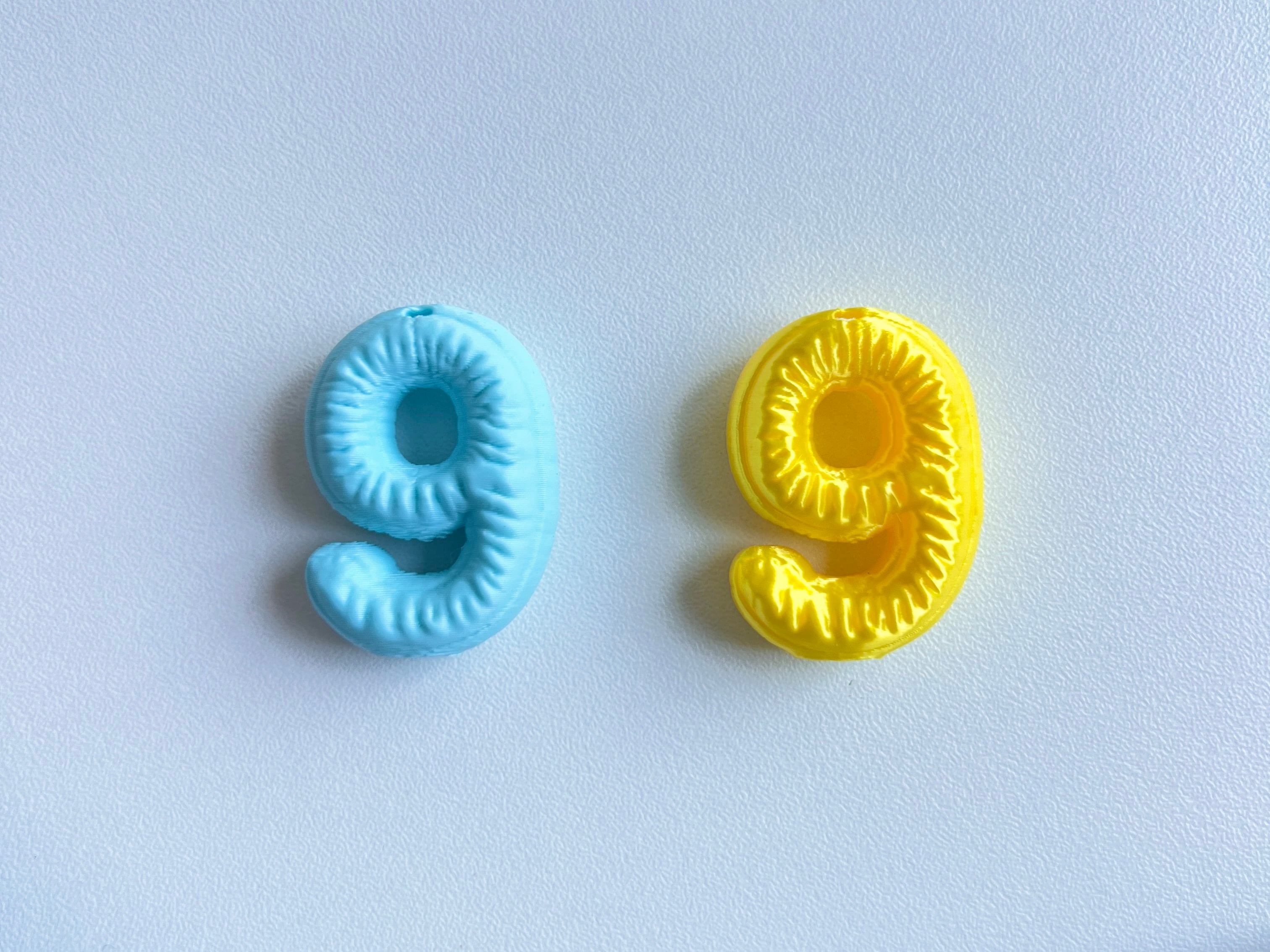 Puffy Numbers | Full 0-9 Set 3d model