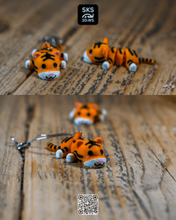 Tiger Fidget Articulation 3d model