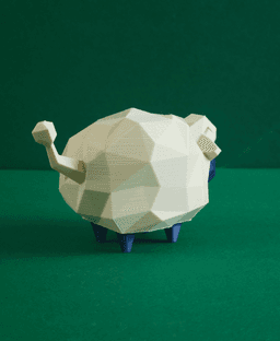 Mareep Low Poly Pokemon 3d model