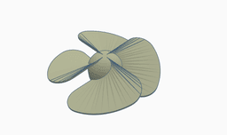 Fan blade model - FREE 3d model