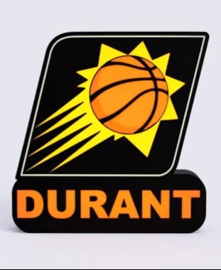 Phoenix Suns Sign - LED Strip Compatible 3d model