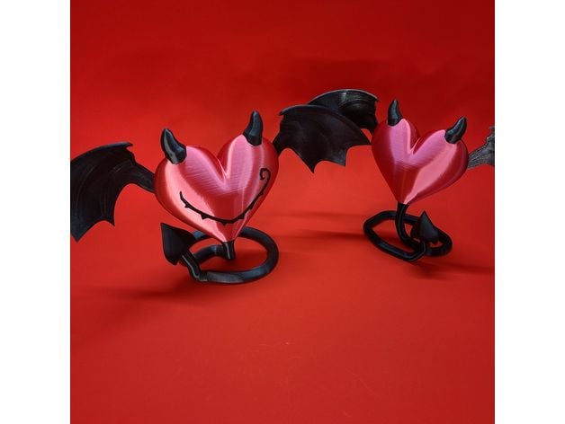 Wicked winged heart 3d model