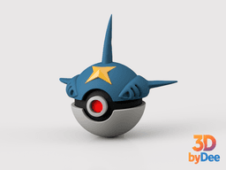 Shapedo Poke Ball 3d model