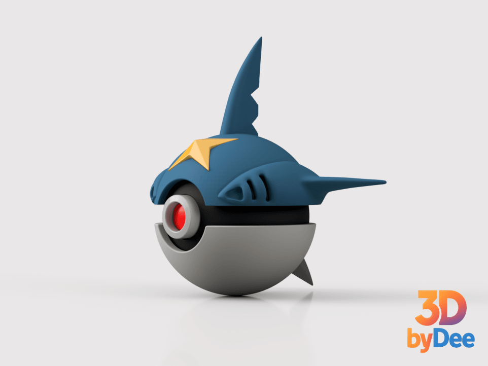 Shapedo Poke Ball 3d model