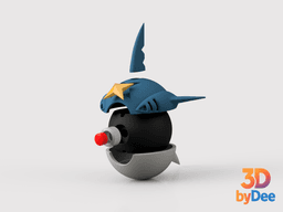 Shapedo Poke Ball 3d model