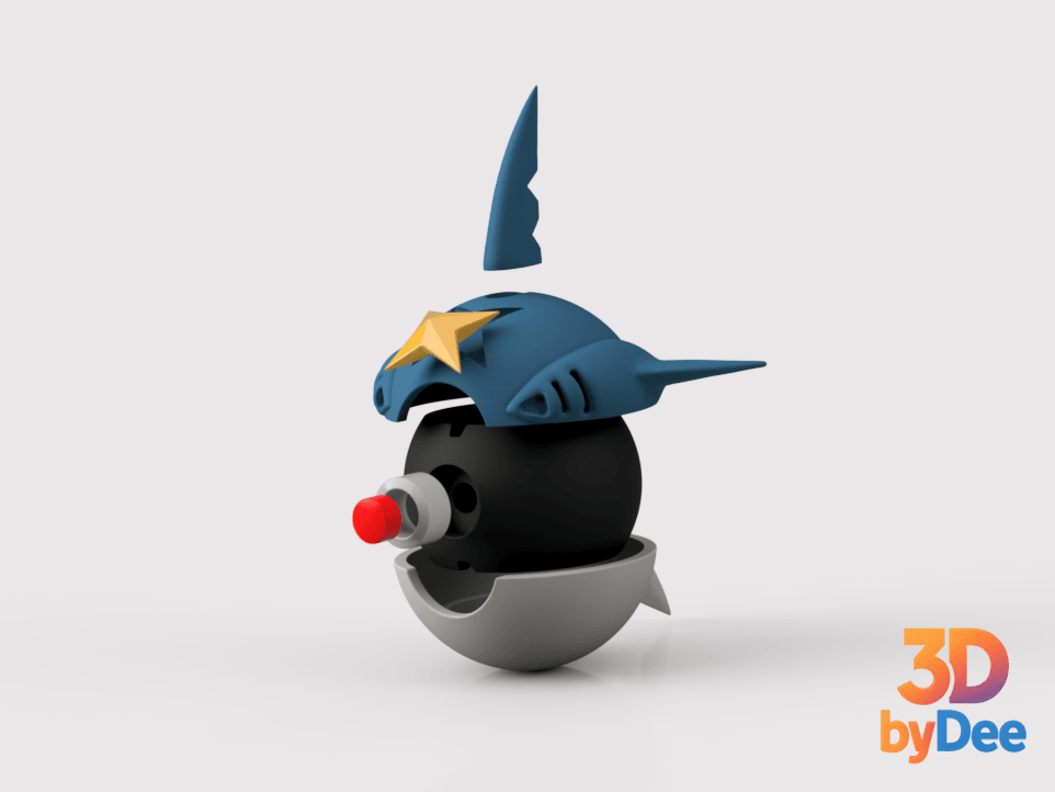 Shapedo Poke Ball 3d model
