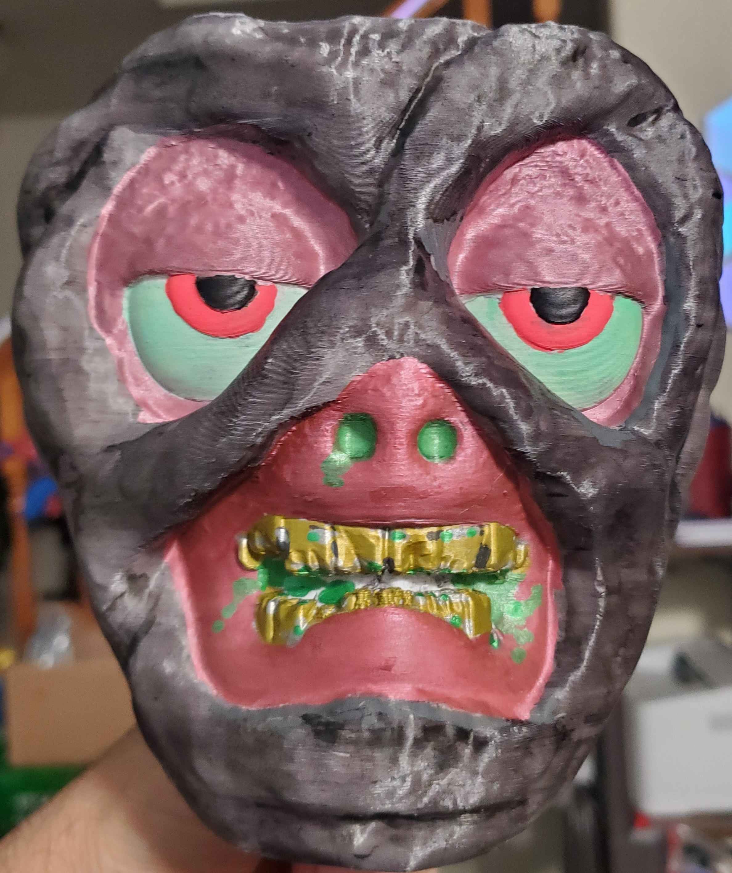 Hand painted ghoul mummy