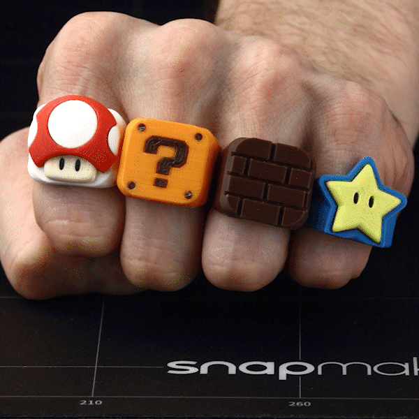 Mario Rings 3d model