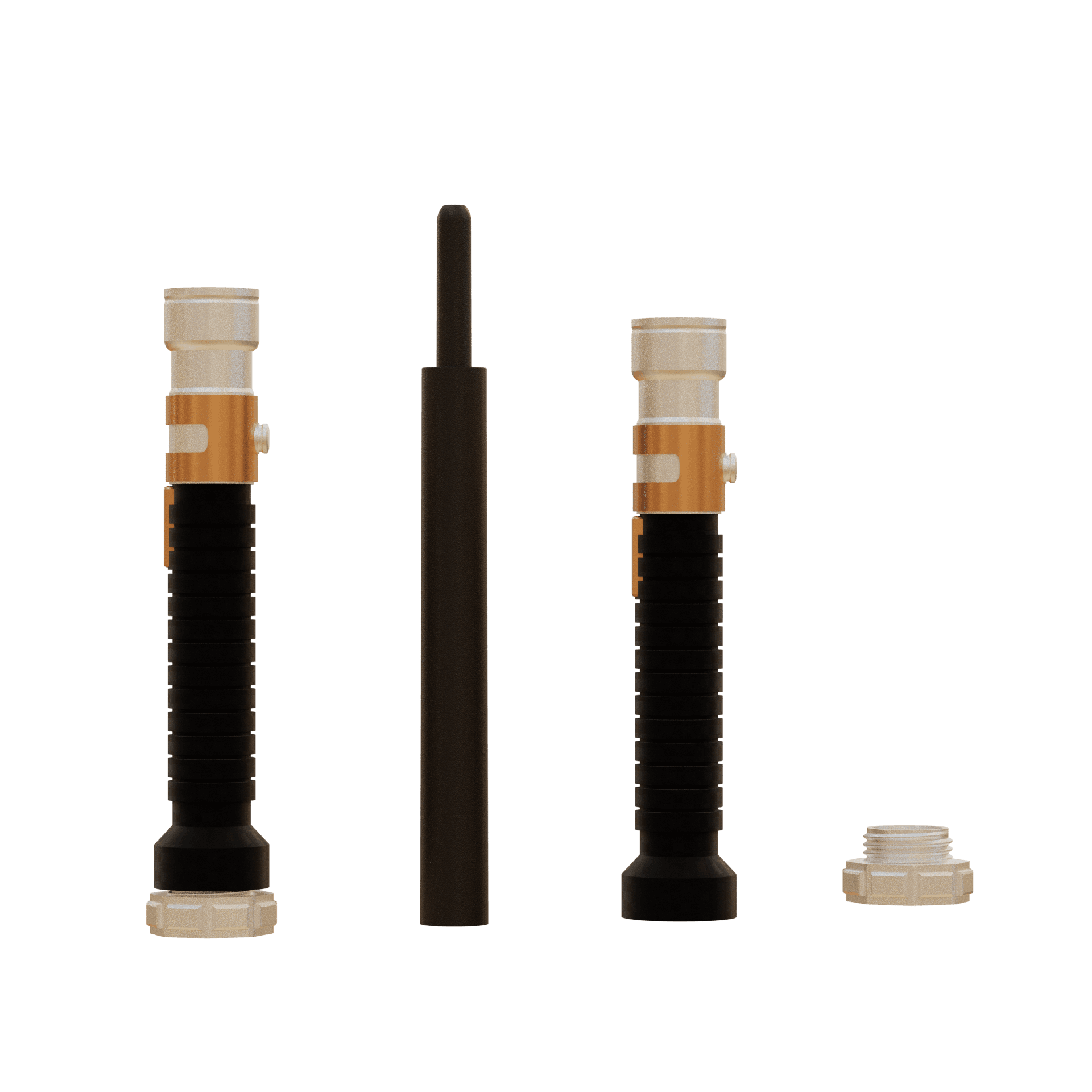 Print in Place Jedi Lightsaber Concept 16 3d model