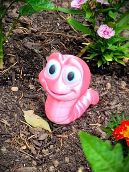 Papa and Baby Worm 3d model