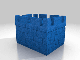 Bedpost Castle Cap 3d model