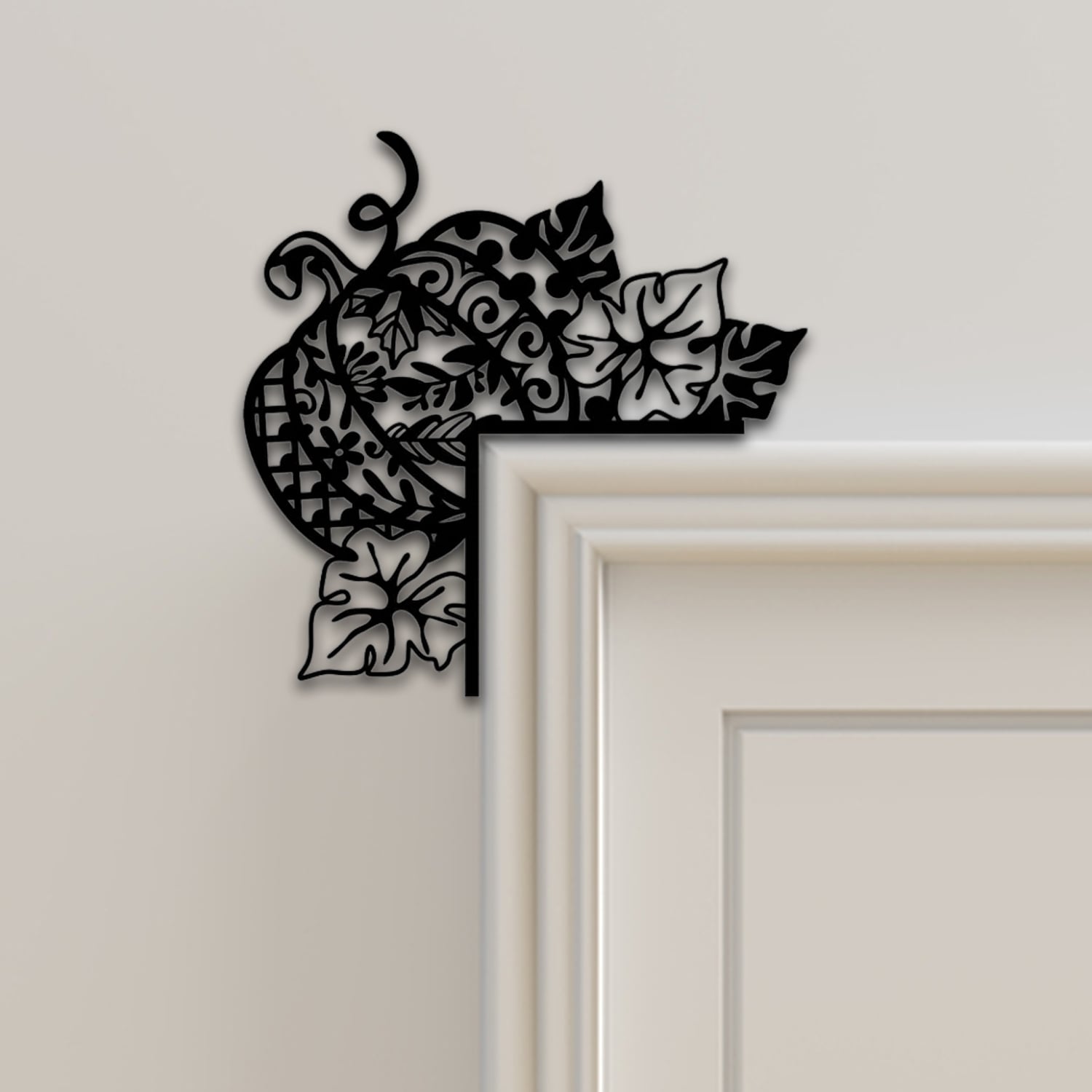 Pumpkin Door Corner Decor 3d model