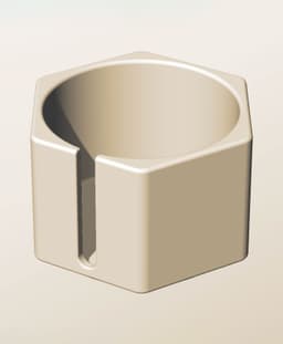 CH96-70-S Slotted container modular stackable module bin box 3d model