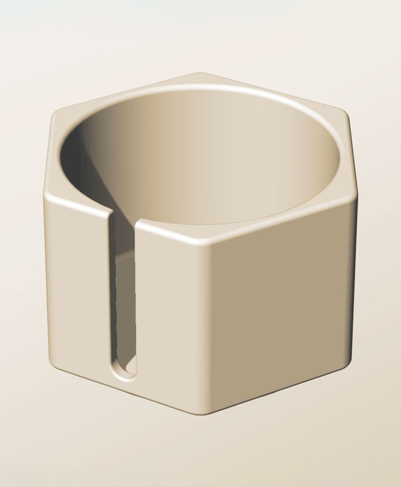 CH96-70-S Slotted container modular stackable module bin box 3d model