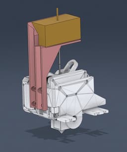 BTT SFS Mount – Sprite Pro (Right Side) 3d model