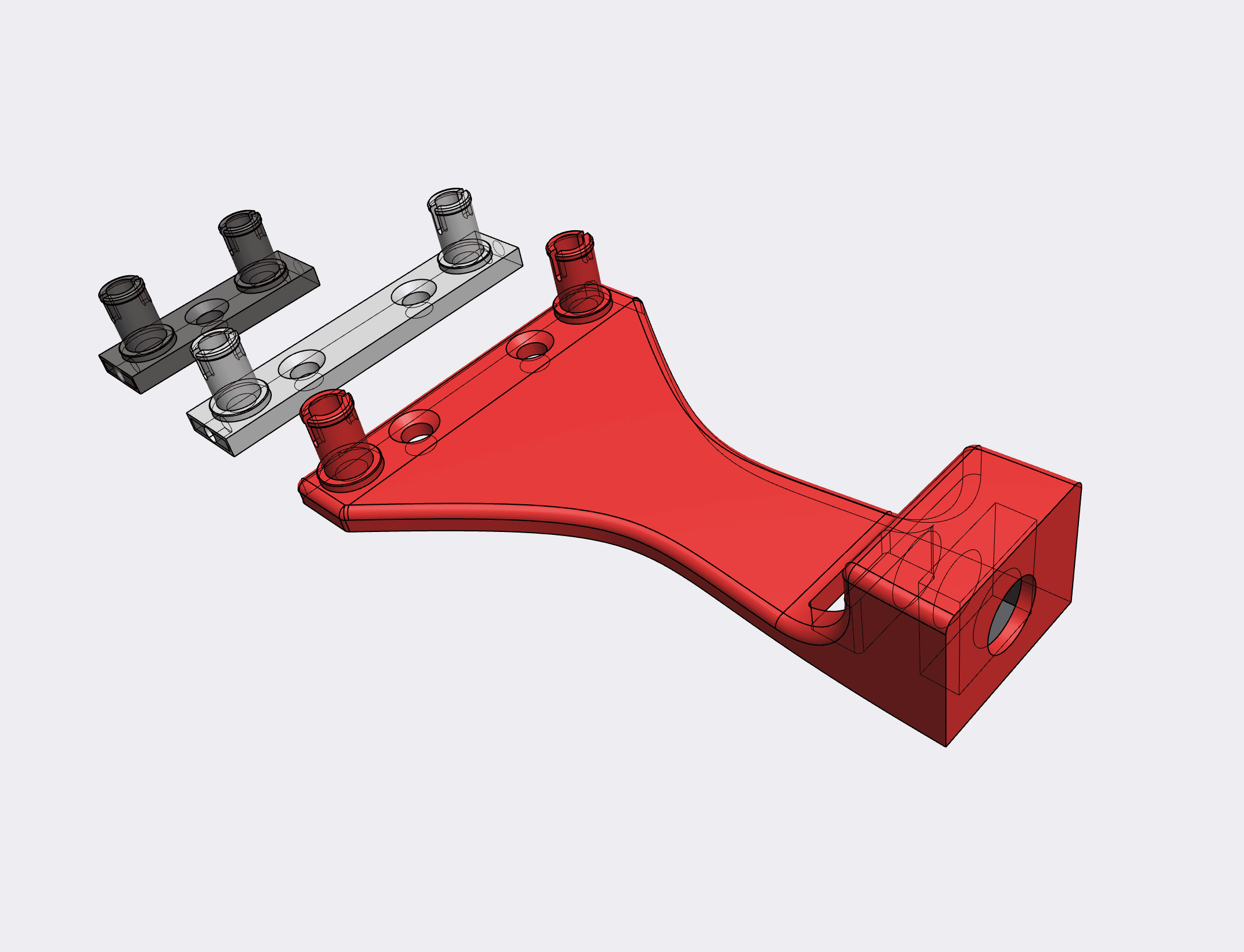 M5Stack Module Mount 3d model