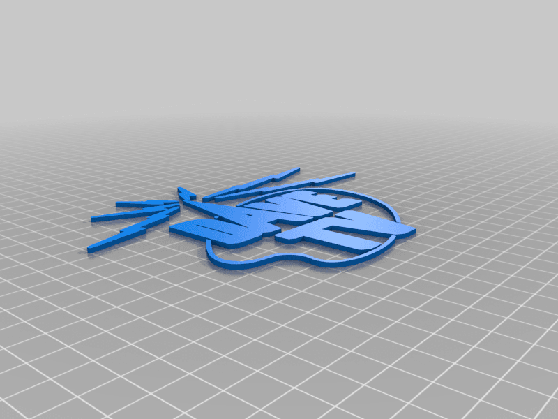 Dave TV Logo Sign 3d model