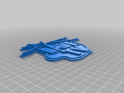 Dave TV Logo Sign 3d model
