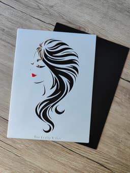 A Woman's Face Shadow Box H 3d model