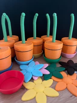 MAGNETIC FLOWERS FOR KIDS 3d model
