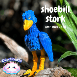 Shoebill Stork 3d model