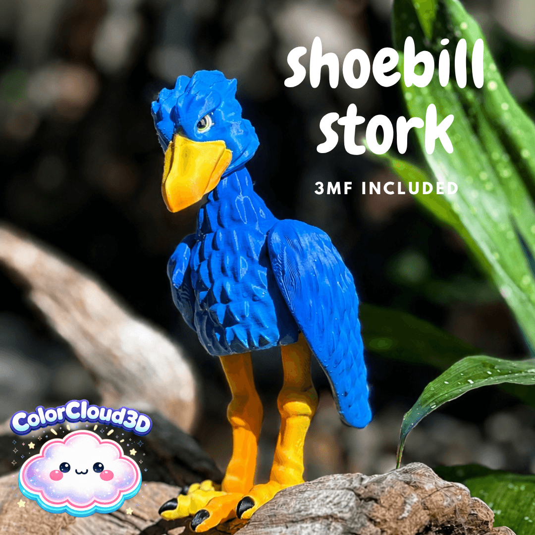 Shoebill Stork 3d model