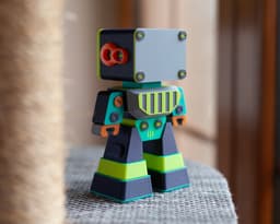 Ready to Assemble Toy Robot 3d model