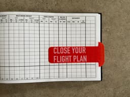 Close Your Flight Plan Reminder Bookmark 3d model