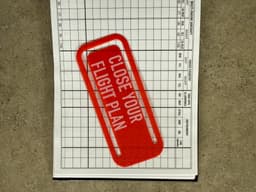 Close Your Flight Plan Reminder Bookmark 3d model