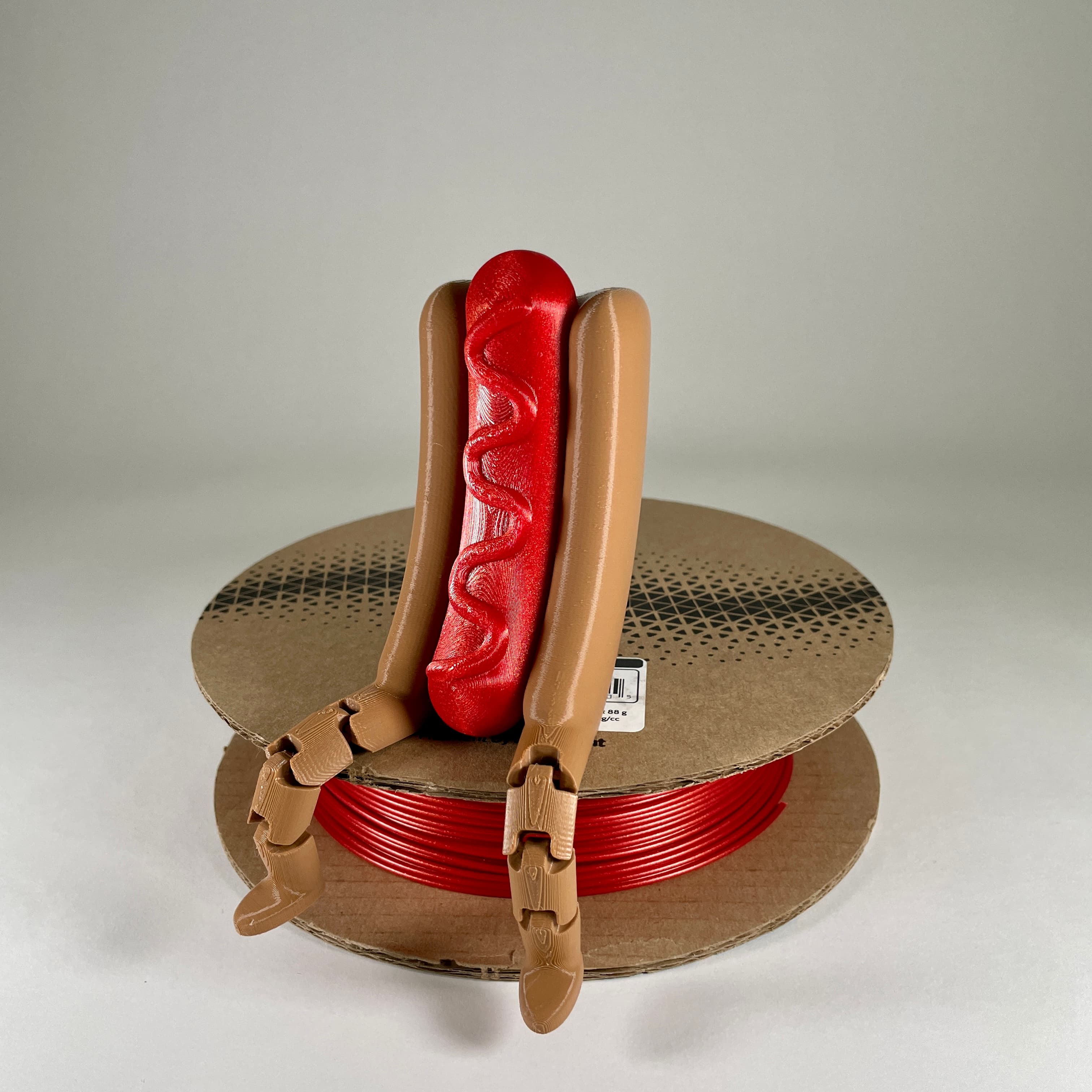 Hot Dog Man 3d model
