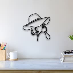 Hat Wall Art 3d model