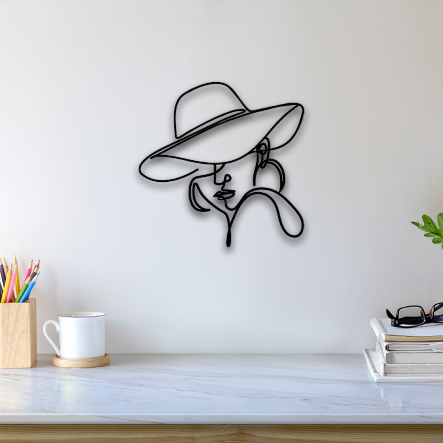 Hat Wall Art 3d model